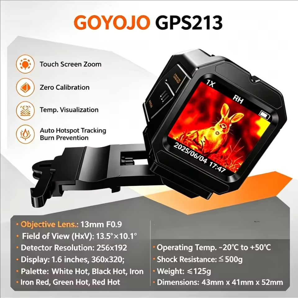 Thermal Imaging Camera 256X192 - GOYOJO Mini Touch Infrared Thermal Imager