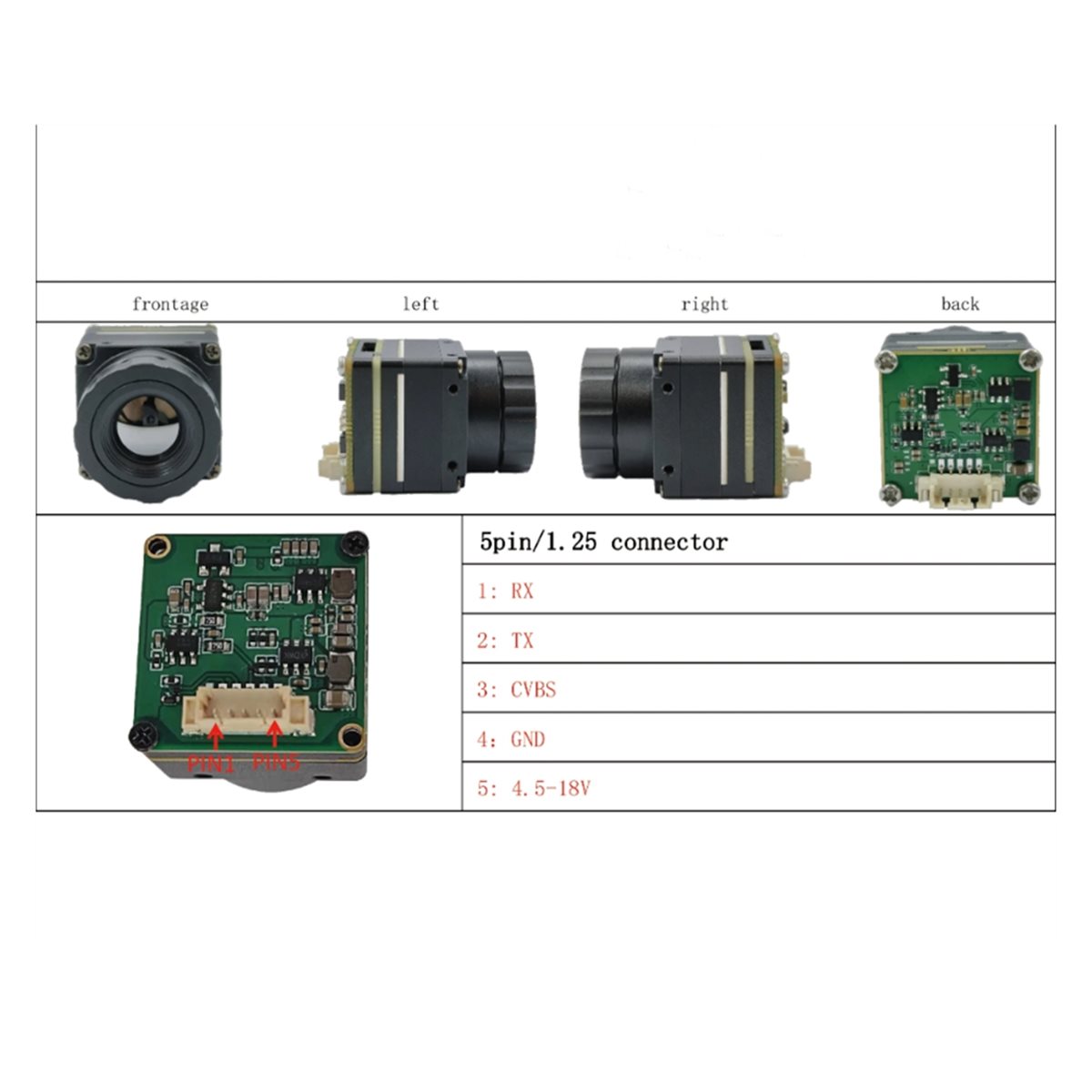 Thermal Imaging Camera 256X192 - SWXF Infrared Thermal Imaging Module High-Definition