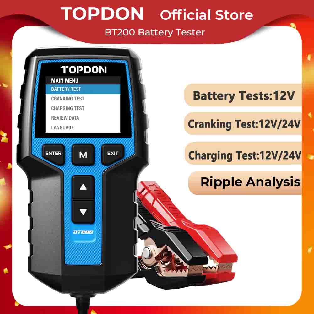 Topdon Tc001 Thermal Camera - TOPDON BT200 Portable Battery Tester Charging