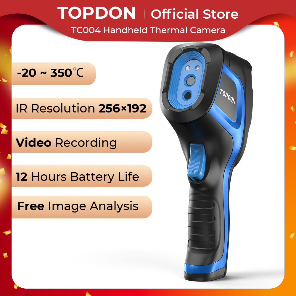 Topdon Tc001 Thermal Camera - TOPDON TC004 High Resolution Accuracy 256*192