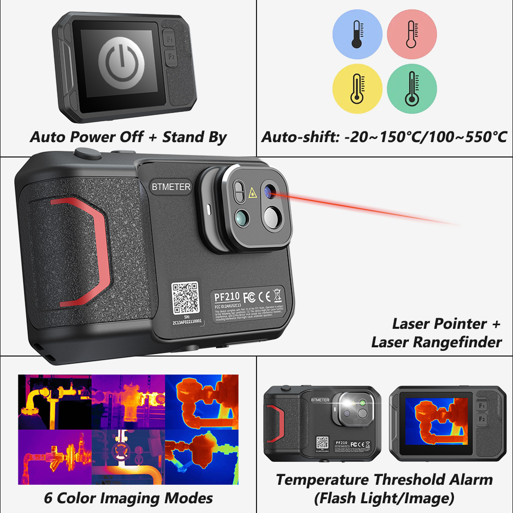 Thermal Imaging Camera 256X192 - 256x192 Thermal Camera Guide Handheld Infrared