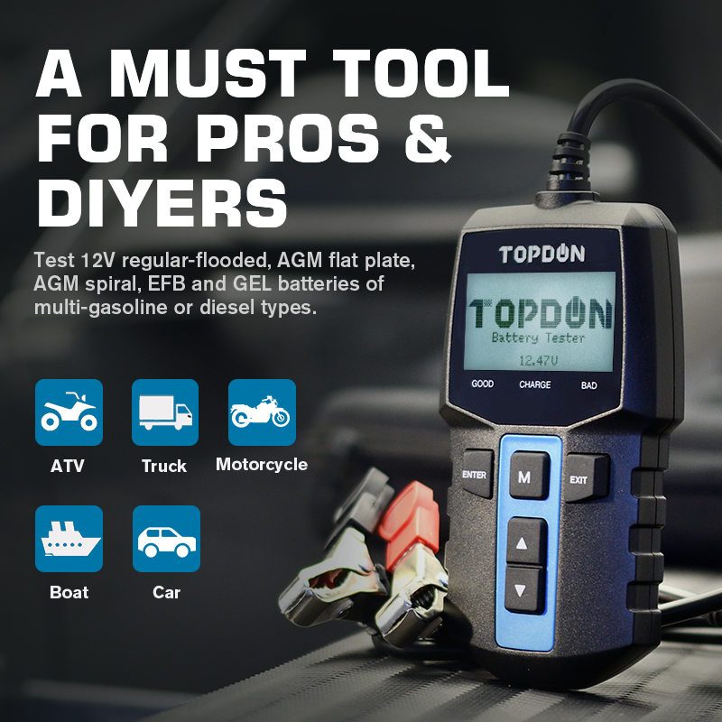 TOPDON BT100 12V Car Battery T - Topdon Tc001 Thermal Camera ulasan dan harga