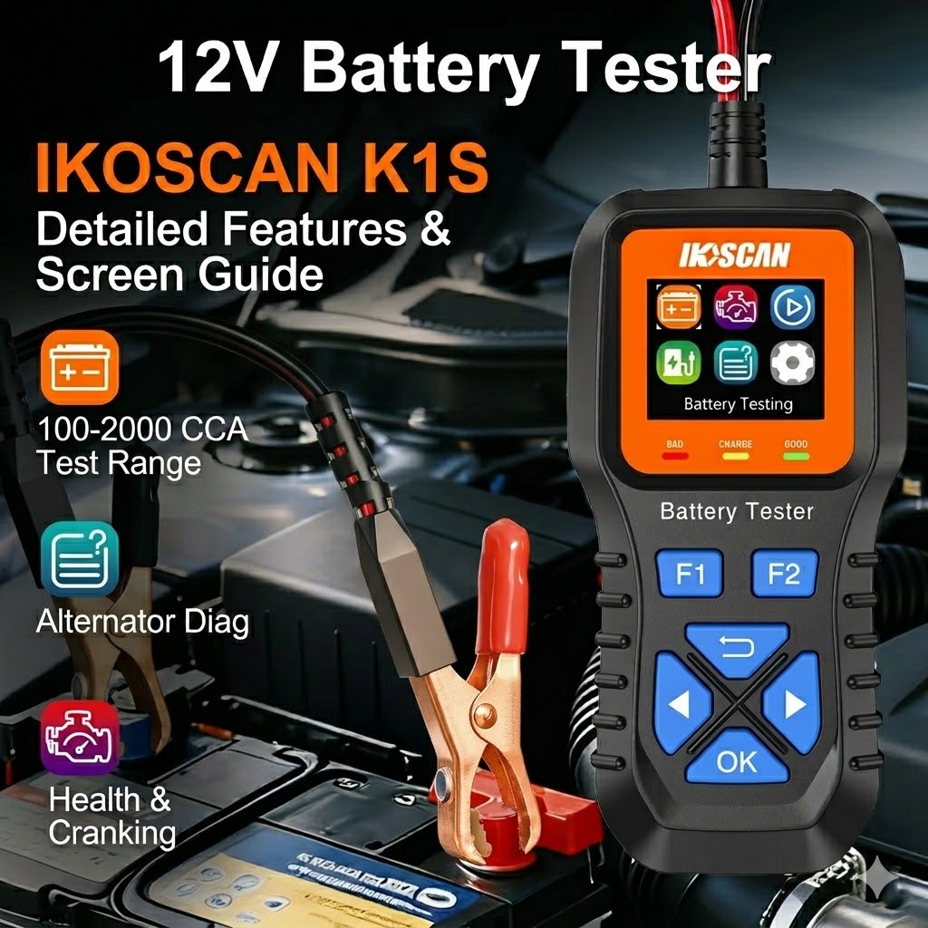 IKOSCAN K1S 12V Car Battery Te - Topdon Tc001 Thermal Camera ulasan dan harga