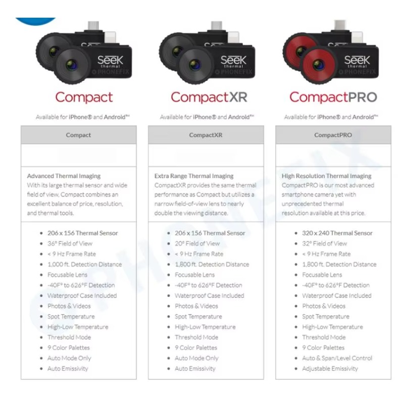 For Seek Thermal Imaging Camer - Seek Compact Pro Android ulasan dan harga