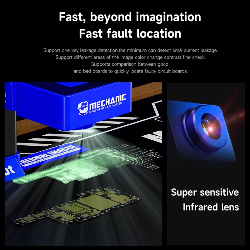 Mechanic iScout 3D Thermal Ima - Thermal Imager Pcb Repair ulasan dan harga