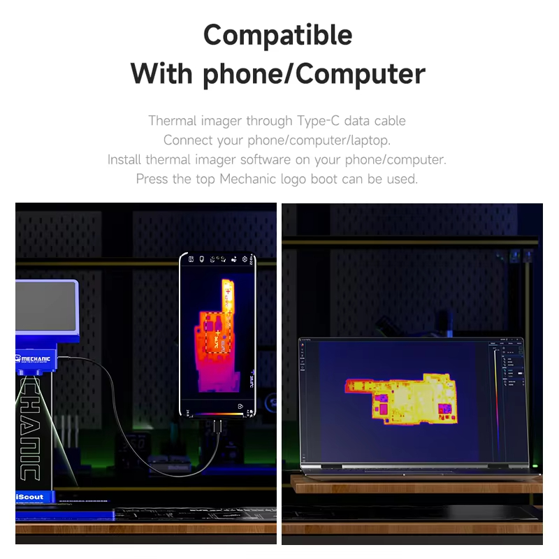 Mechanic iScout 3D Thermal Ima - Thermal Imager Pcb Repair ulasan dan harga