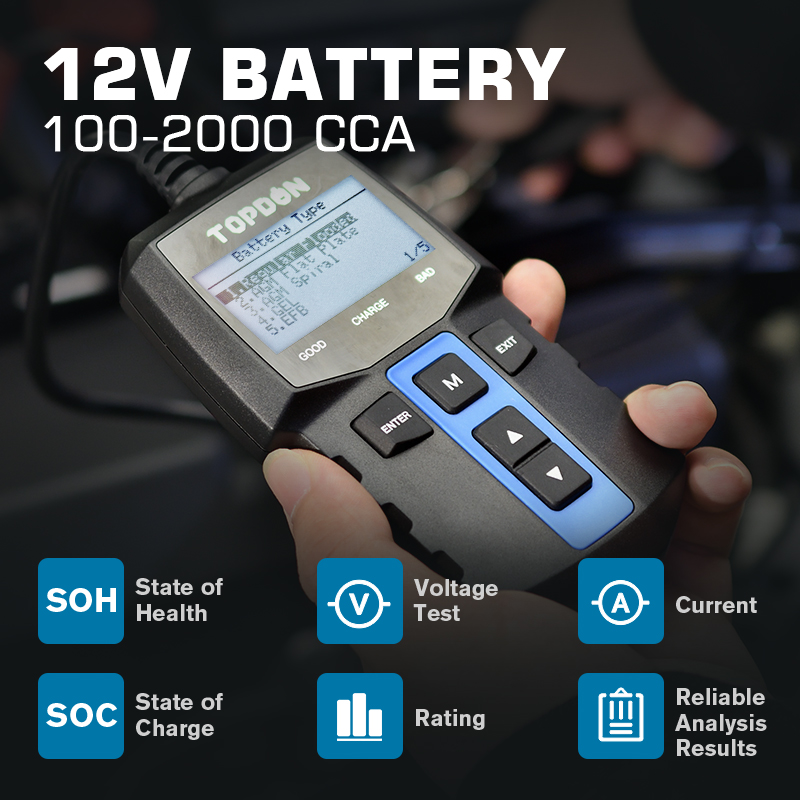 TOPDON BT100 12V Car Battery T - Topdon Tc001 Thermal Camera ulasan dan harga