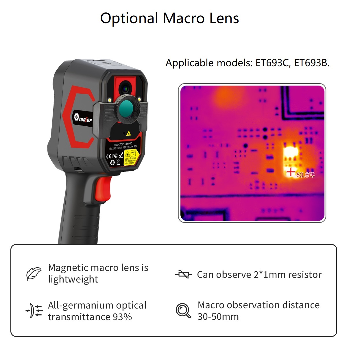 TOOLTOP ET693C 256*192 Thermal - Nf 521 Thermal Imaging Camera ulasan dan harga