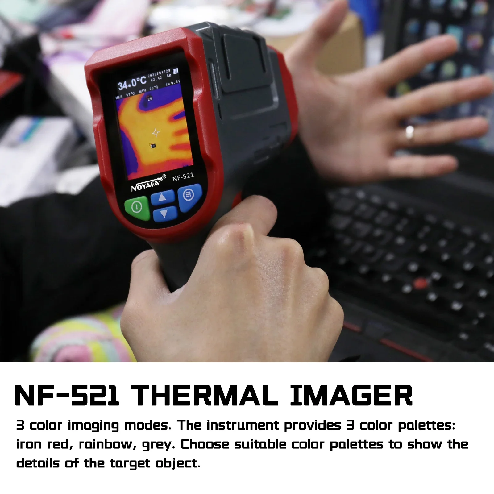 NF-521 Handheld Infrared Therm - Nf 521 Thermal Imaging Camera ulasan dan harga