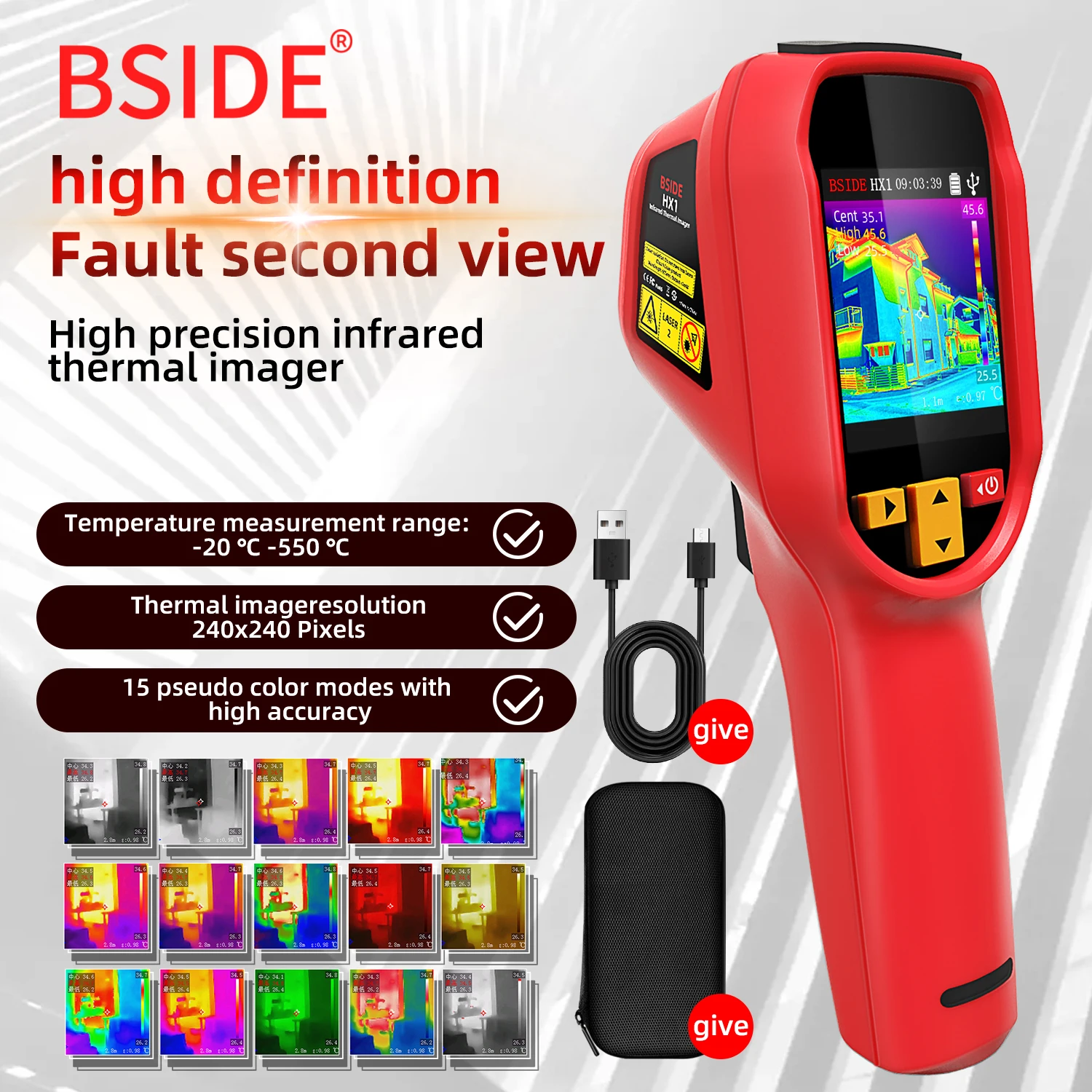 BSIDE HX1 240X240 Thermal Imag - Thermal Imager Pcb Repair ulasan dan harga