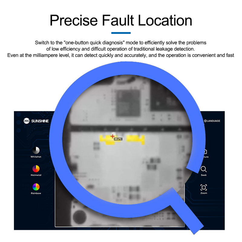 SUNSHINE TB-03S Infrared Rapid - Shortcam Thermal Imaging Pcb ulasan dan harga