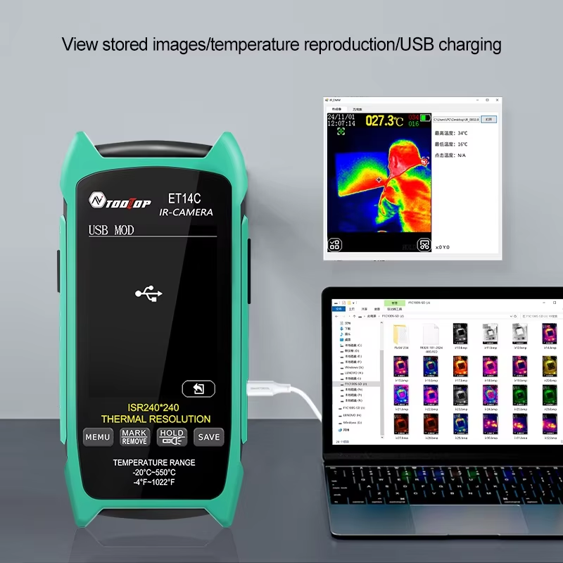 TOOLTOP ET14C 2.8inch Thermal  - Nf 521 Thermal Imaging Camera ulasan dan harga