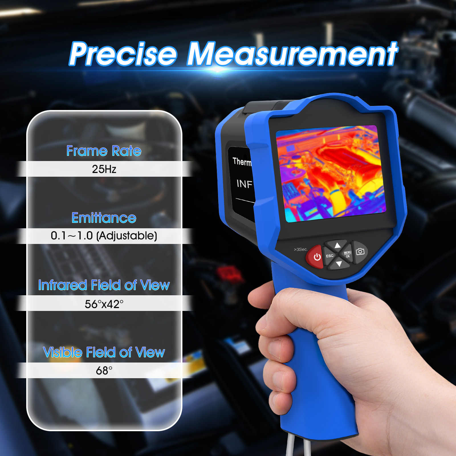 HoldPeak Thermal Imaging Camer - Thermal Imaging Camera 256X192 ulasan dan harga