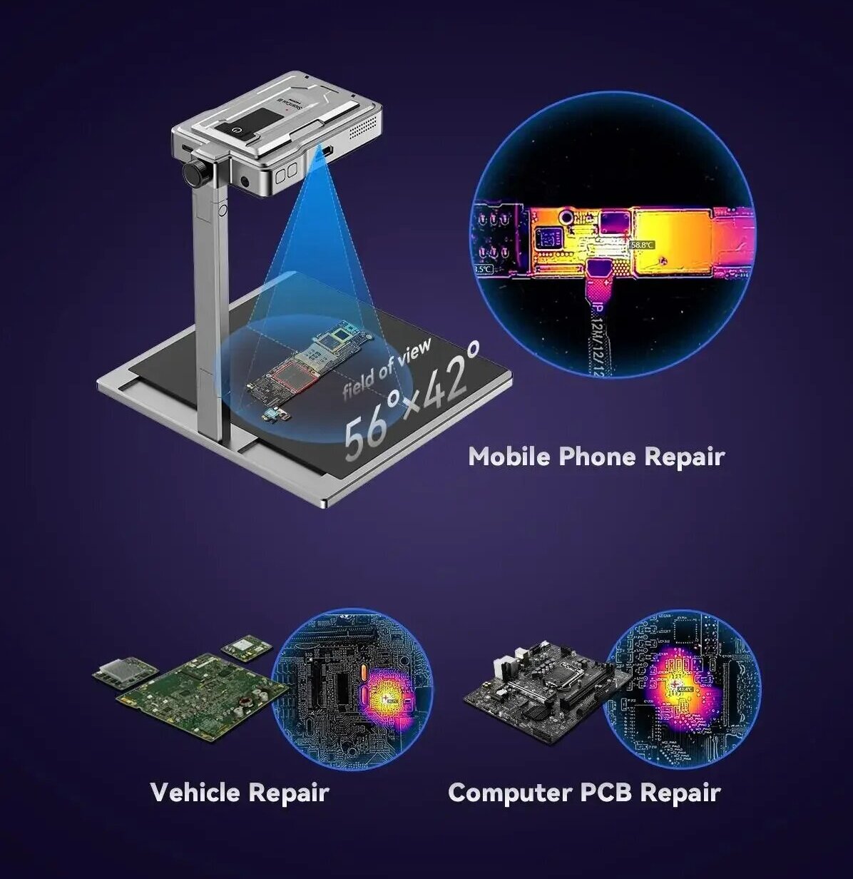 LANGCHI SHIRYCAN III 4K Infrar - Pcb Short Circuit Thermal Diagnostics ulasan dan harga