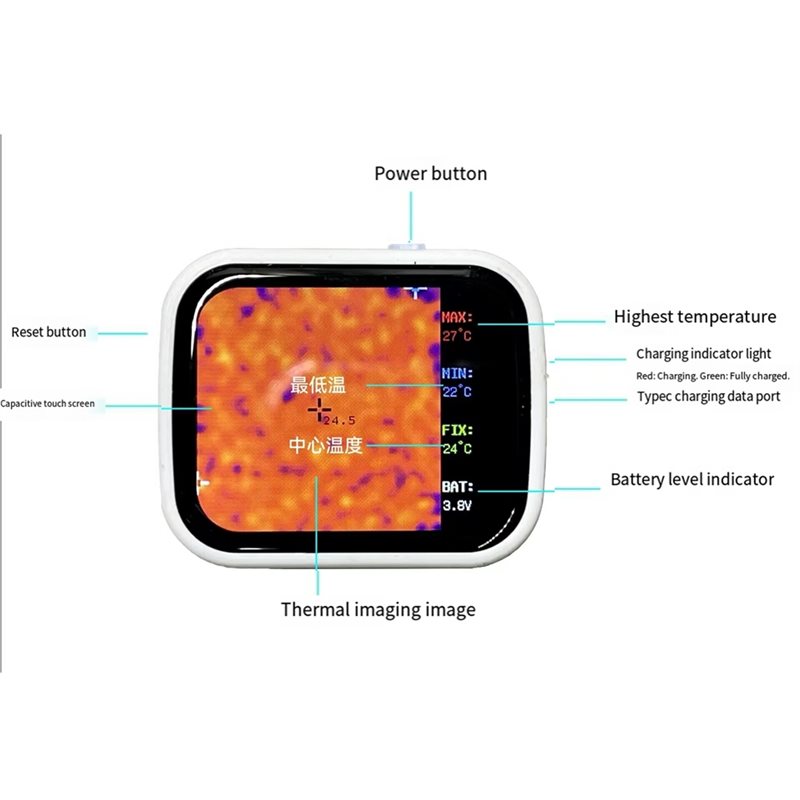 ABXD Thermal Imager 320 X  240 - Underfloor Heating Thermal Detector ulasan dan harga